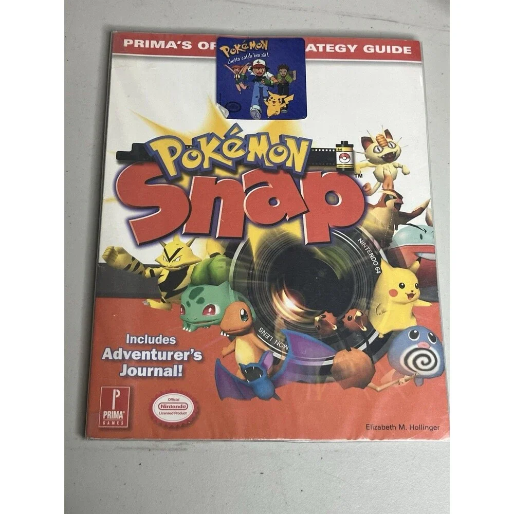 Pokemon Snap Prima Official Strategy Guide Nintendo 64 N64 Complete Book Manual